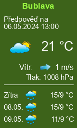 počasí bublava - slunečno.cz