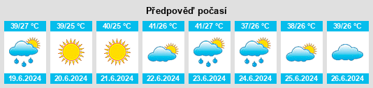 Výhled počasí pro místo Uchquduq Shahri na Slunečno.cz