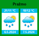 Počasí Pražmo - Slunečno.cz