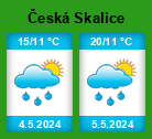 Počasí Česká Skalice