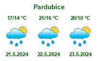 Počasí Pardubice - Slunečno.cz