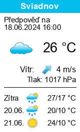 Počasí Sviadnov - Slunečno.cz