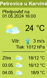 Dlouhodobá předpověď počasí Petrovice u Karviné